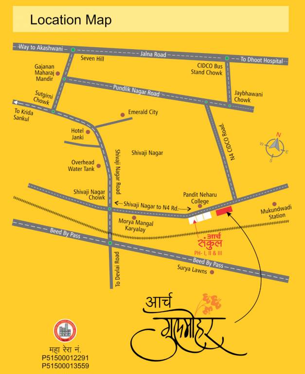  gulmohar Location Plan