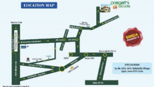  pragathi-woods Location Plan
