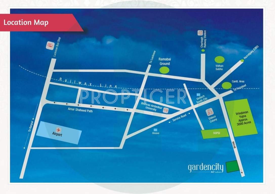  garden city Images for Location Plan of DLF Garden City