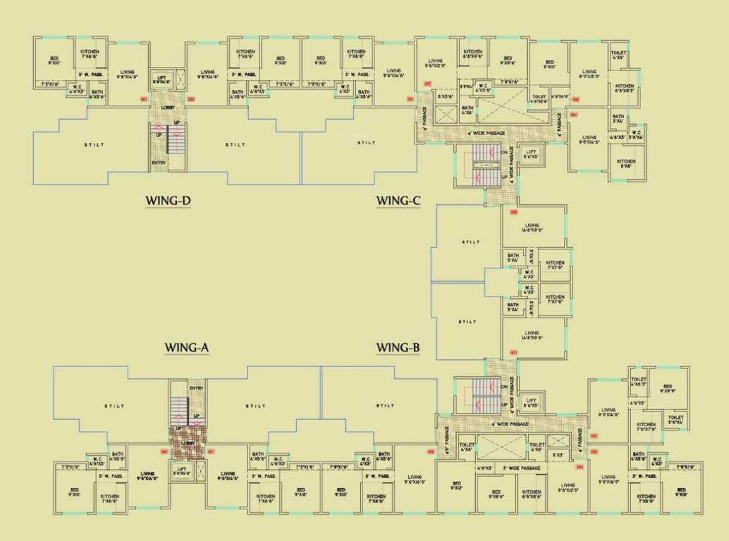  vatika phase iii build no 3 Vardhaman Vatika Building No 3 Cluster Plan