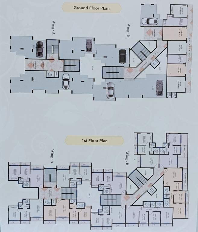  d s homes aaradhya apartment Aaradhya Apartment Building No 1 Cluster Plan