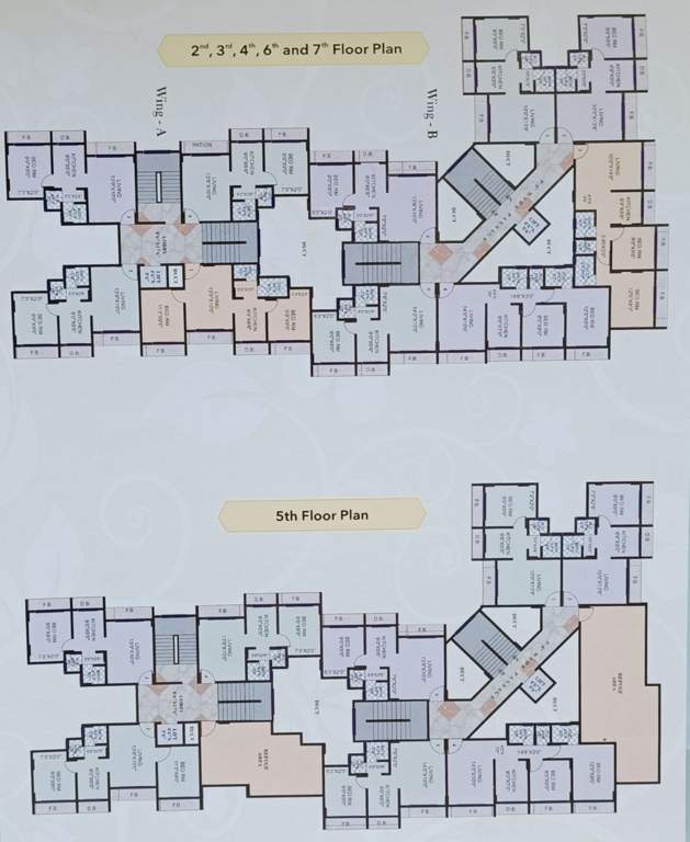  d s homes aaradhya apartment Aaradhya Apartment Building No 1 Cluster Plan