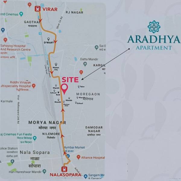  d-s-homes-aaradhya-apartment Location Plan