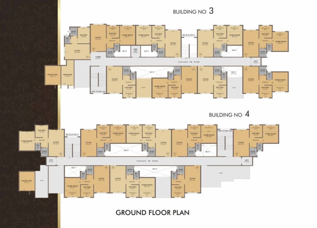  khatri sparsh Building 1 Cluster Plan