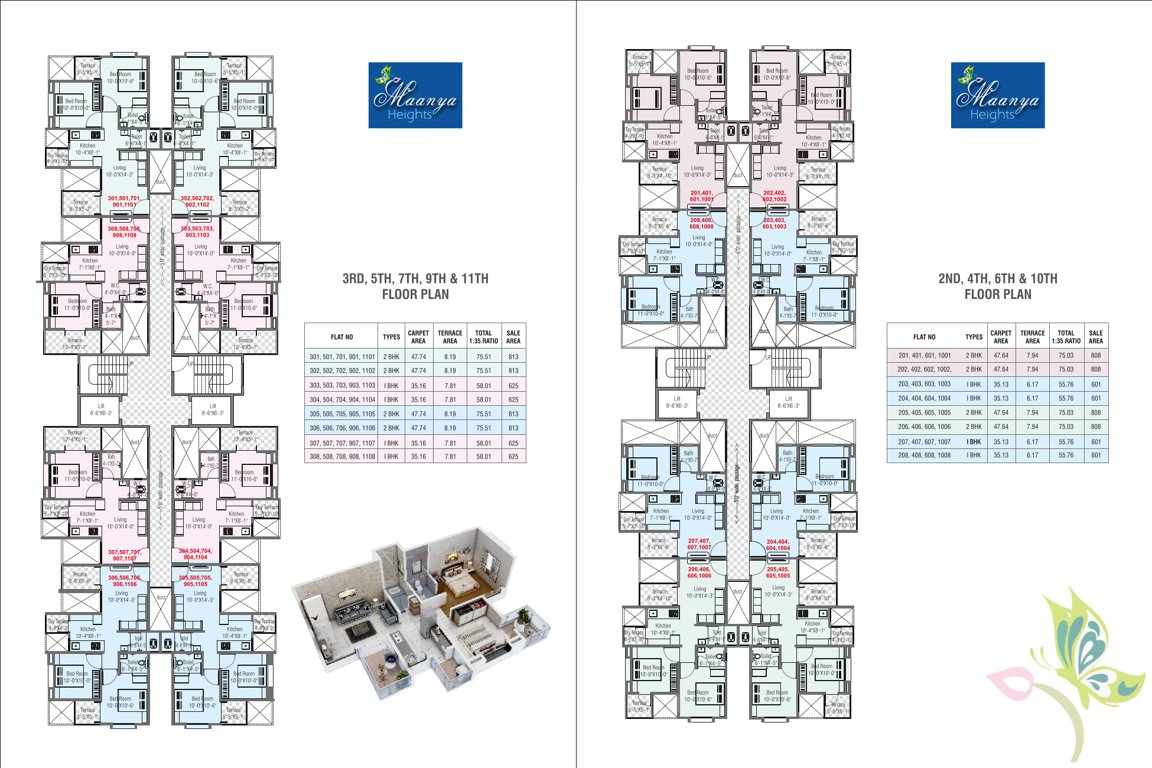  maanya heights A Building Cluster Plan
