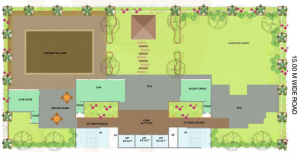  oasis Satyam Oasis Cluster Plan