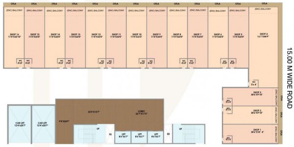  oasis Satyam Oasis Cluster Plan