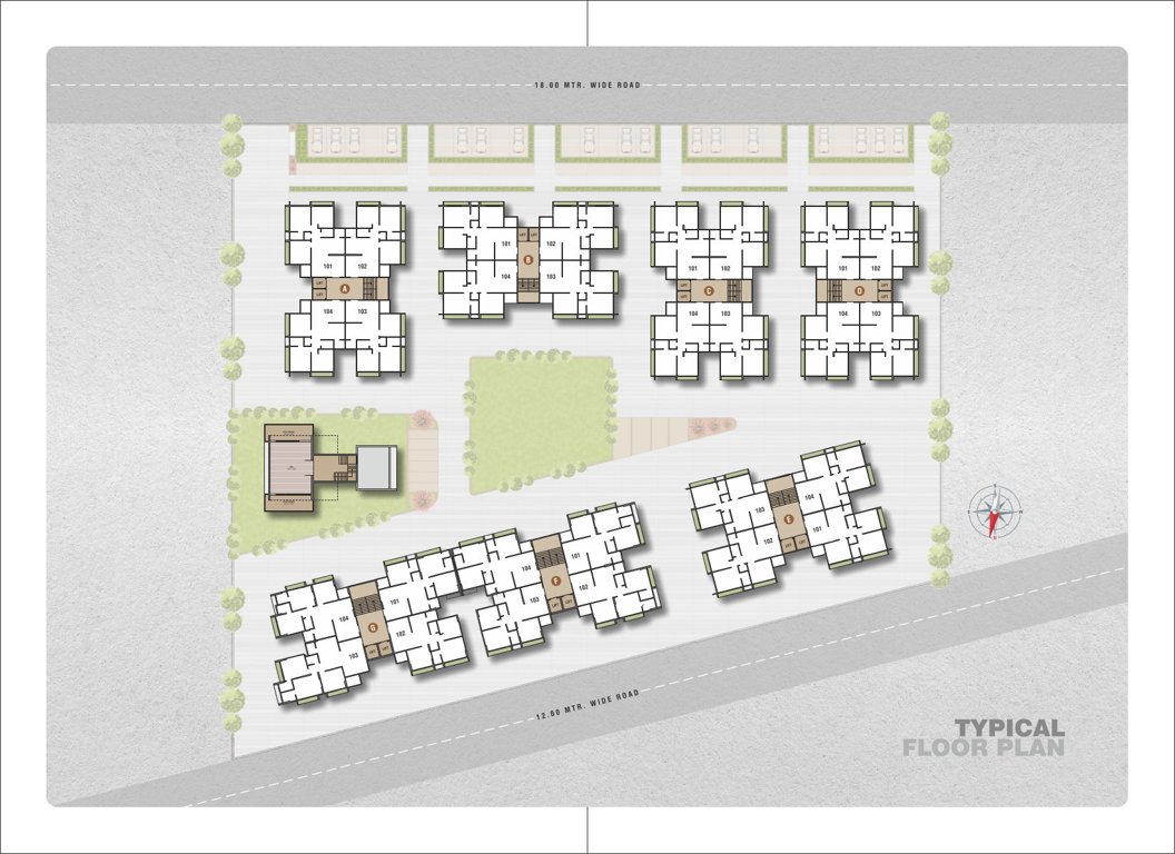  maighar residency Cluster Plan
