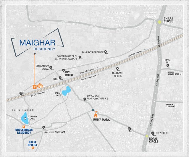 maighar residency Location Plan