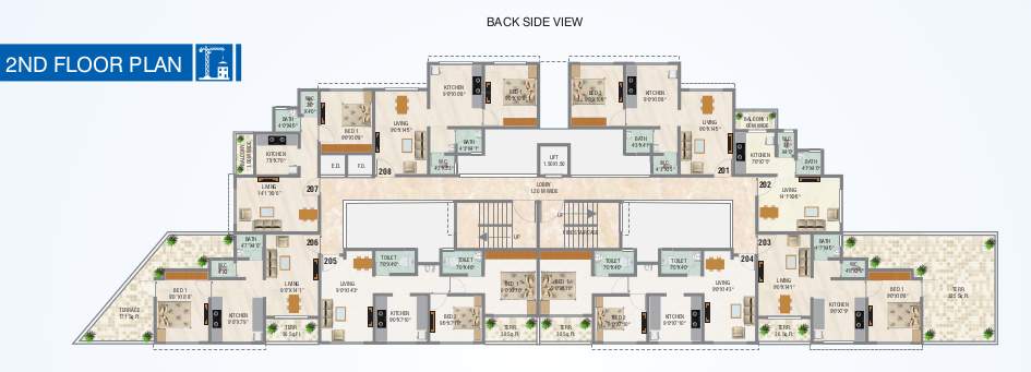  home Happy Home 2nd Floor Cluster Plan
