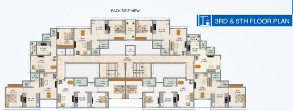 home Happy Home 3rd & 5th Floor Cluster Plan