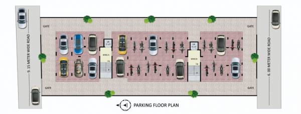  varad-residency Varad Residency Cluster Plan for ground Floor