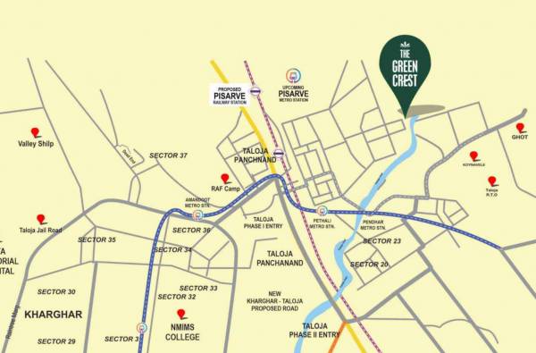  the-green-crest Location Plan