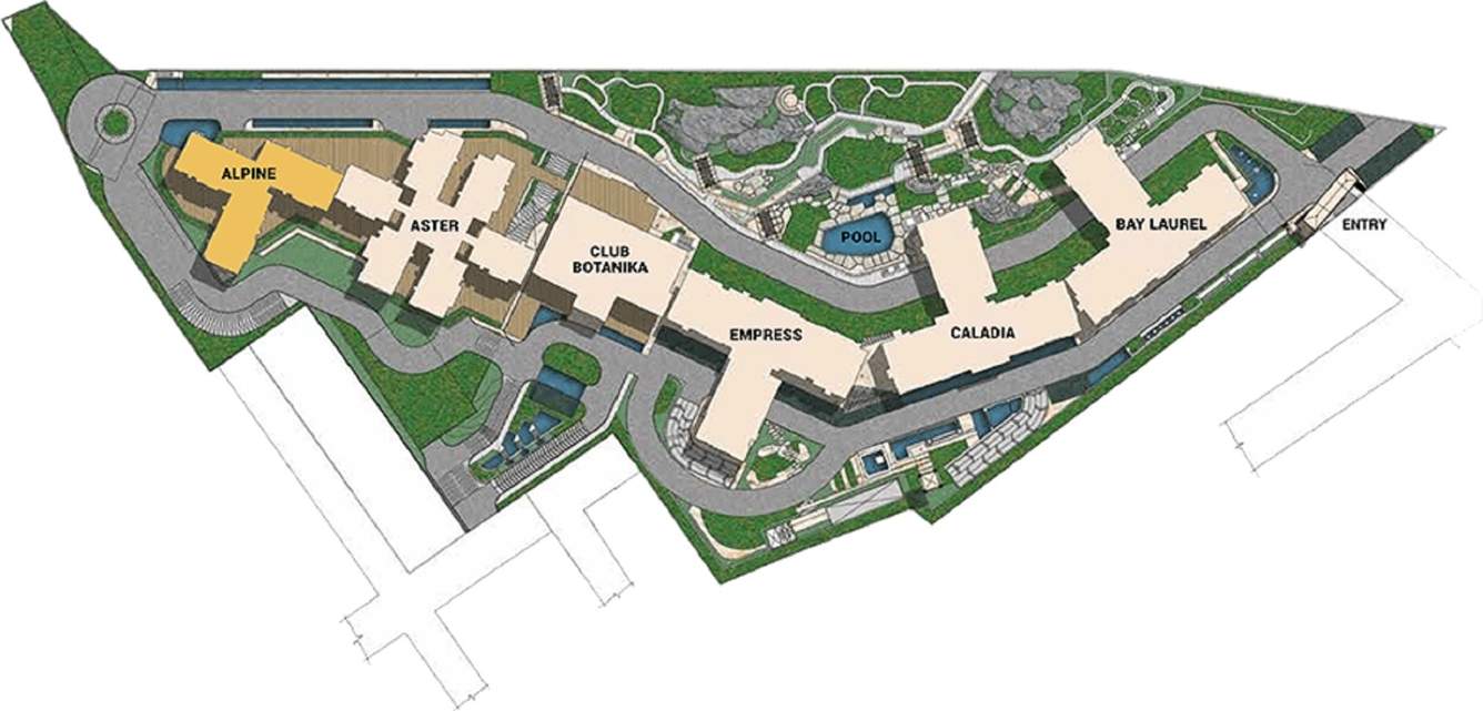  botanika tower a and tower b Layout Plan