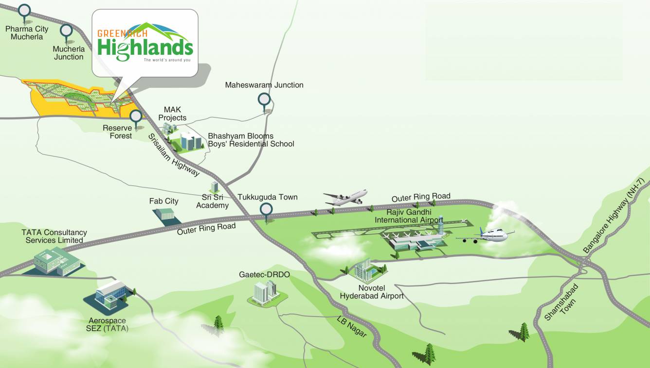  high lands Location Plan