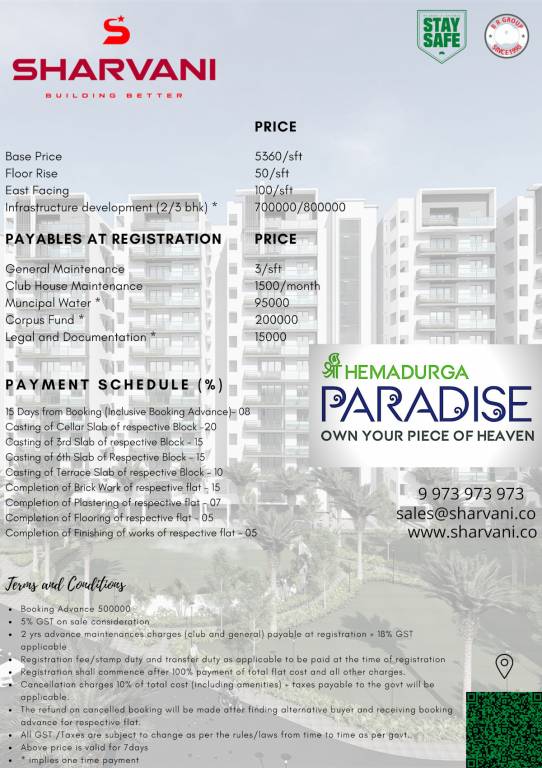 sree-hemadurga-paradise Down Payment Payment Plan
