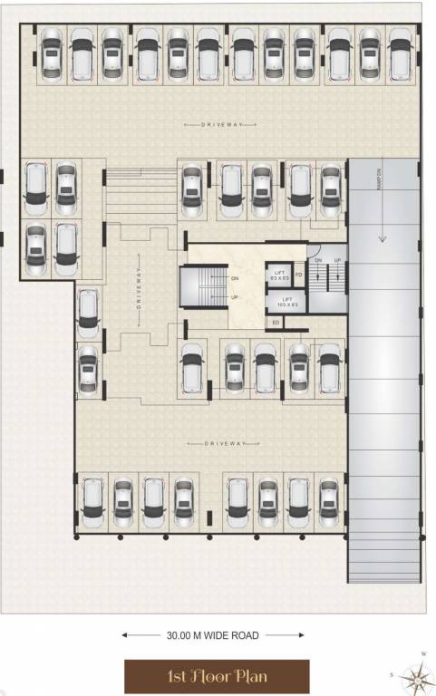  alpine Neelkanth Alpine 1st Floor Cluster Plan