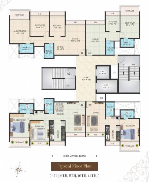  alpine Neelkanth Alpine Cluster Plan