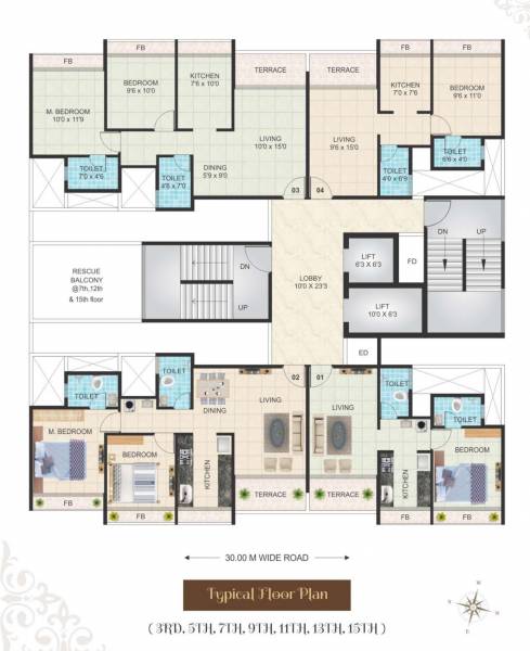  alpine Neelkanth Alpine Cluster Plan
