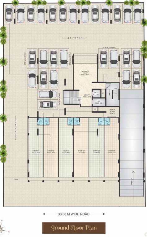  alpine Neelkanth Alpine Ground Floor Cluster Plan