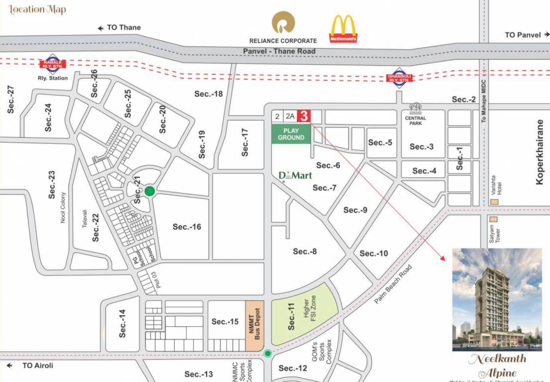  alpine Location Plan