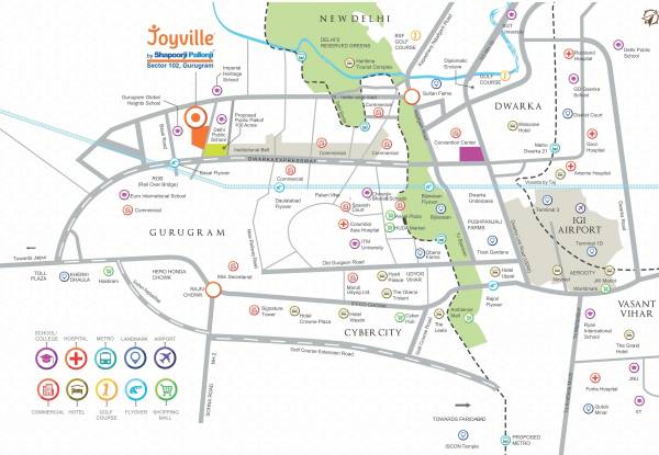  joyville-gurugram-phase-iii Location Plan