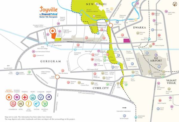  joyville-gurugram-phase-iv Location Plan