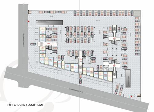  roongta-bellissimo Roongta Bellissimo Apartment A, B, C, D Wing Cluster Plan for ground Floor