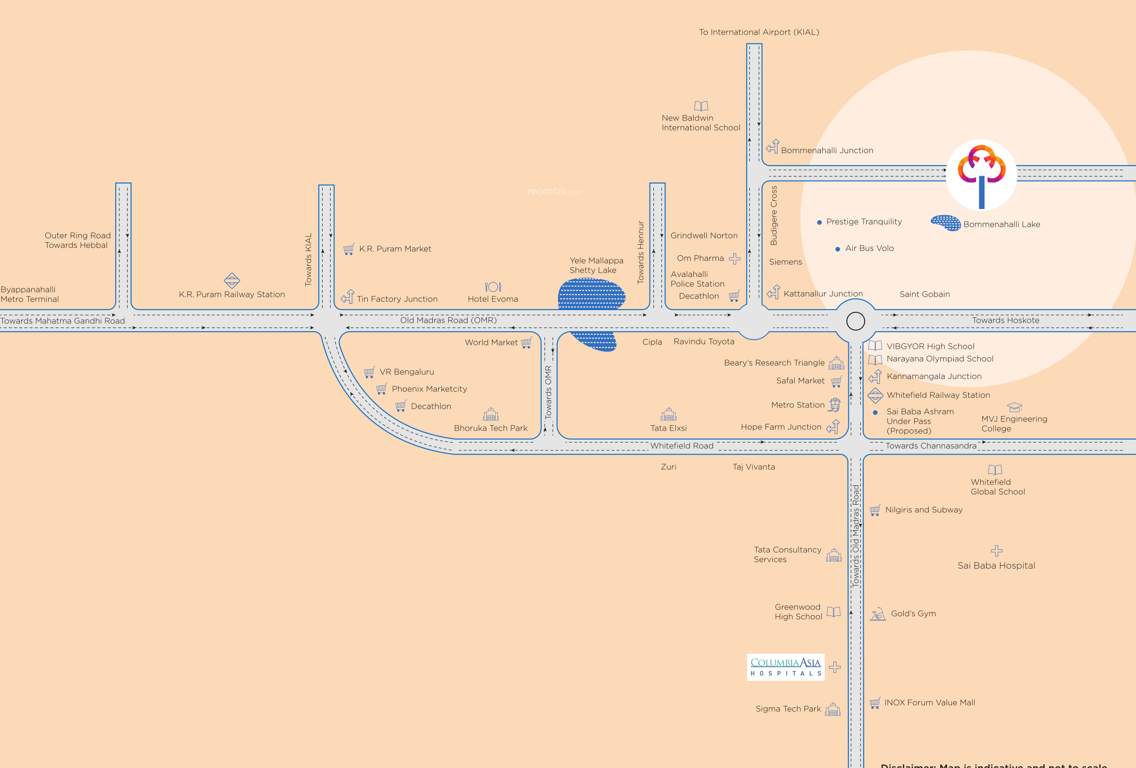  the virtuoso serviced homes for seniors Location Plan