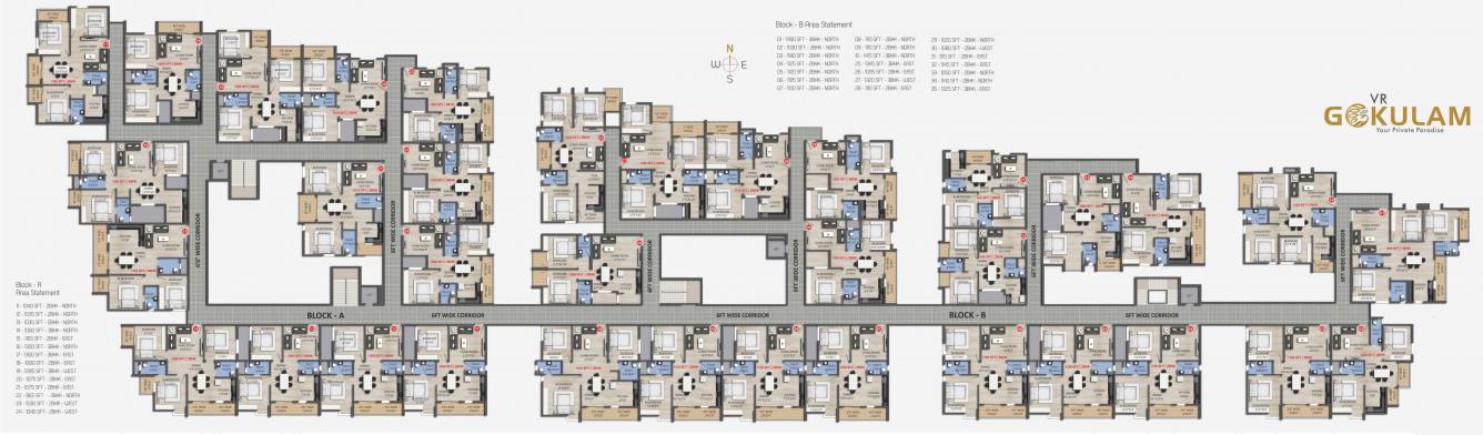 gokulam block b Gokulam Block B Cluster Plan