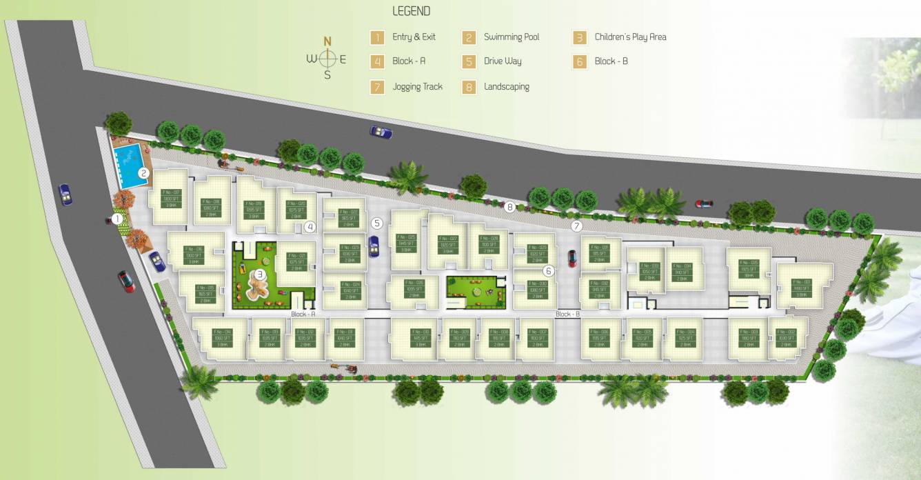 gokulam block b Images for layoutPlan