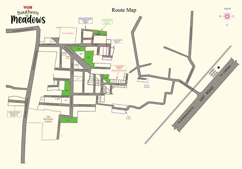  southern meadows Location Plan