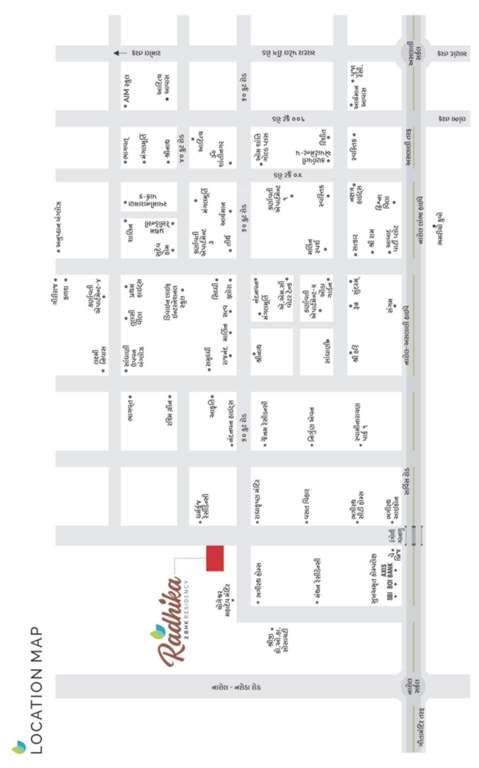  radhika residency Images for locationPlan