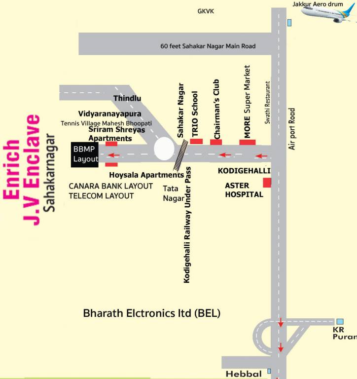  jv enclave Images for locationPlan