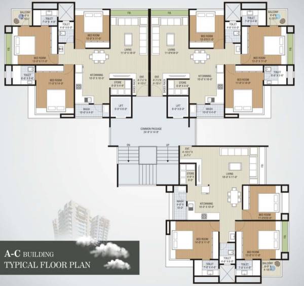 Tower A & Tower C Typical Cluster Plan palladium-sky Tower A & Tower C Typical Cluster Plan