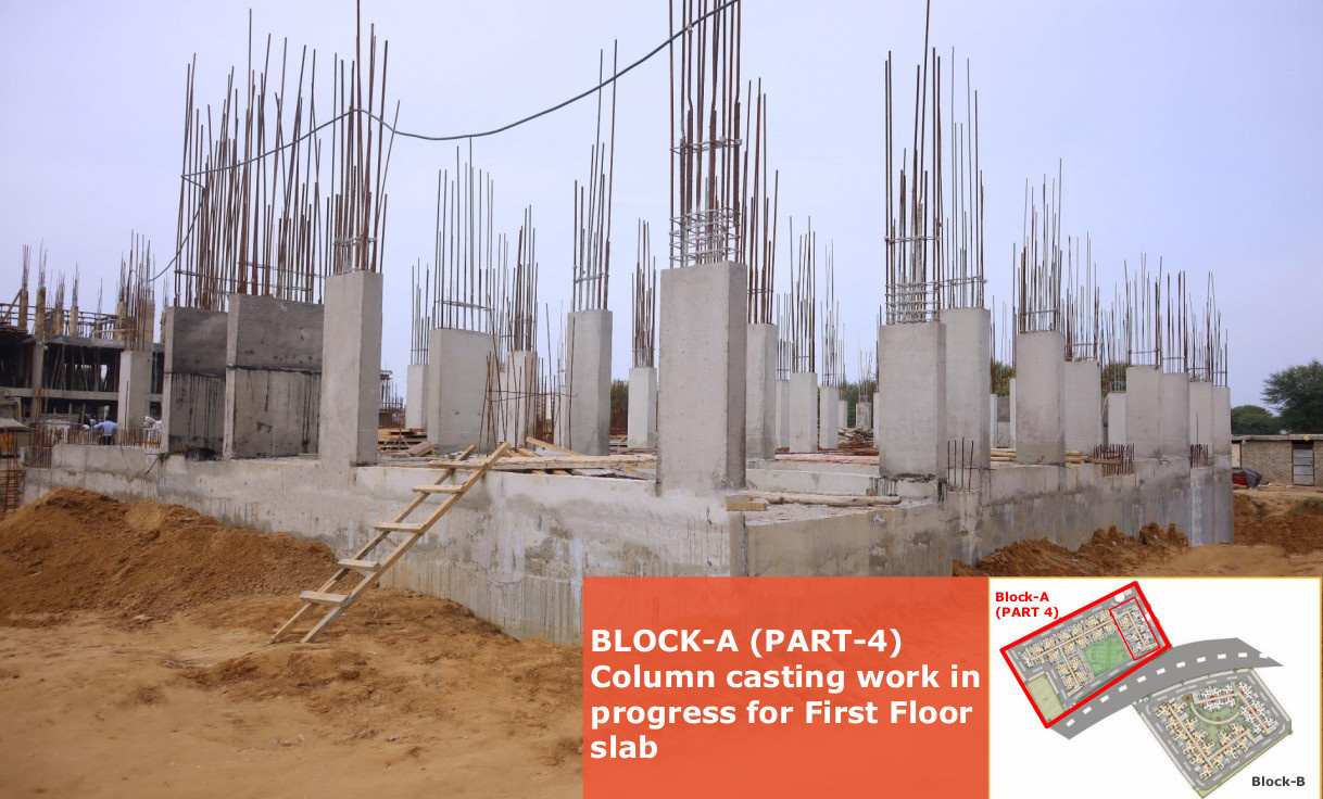  aayam Block A Construction Status Jan 22