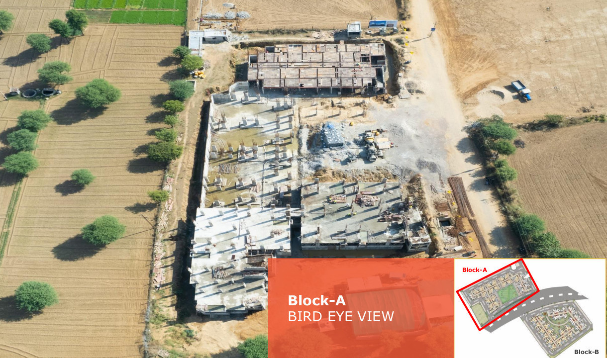  aayam Block A Construction Status Jan 22