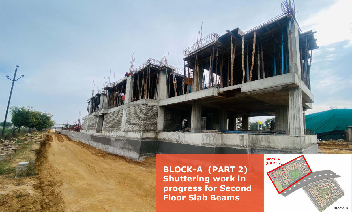  aayam Block B Construction Status Jan 22