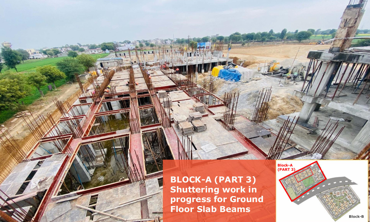  aayam Block B Construction Status Jan 22