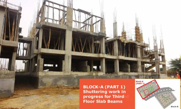  aayam Block B Construction Status Jan-22