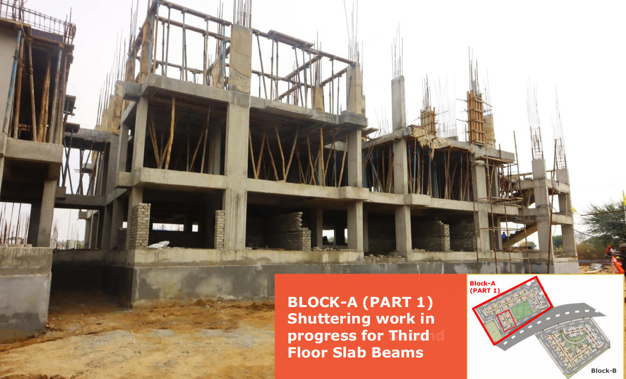  aayam Block B Construction Status Jan 22