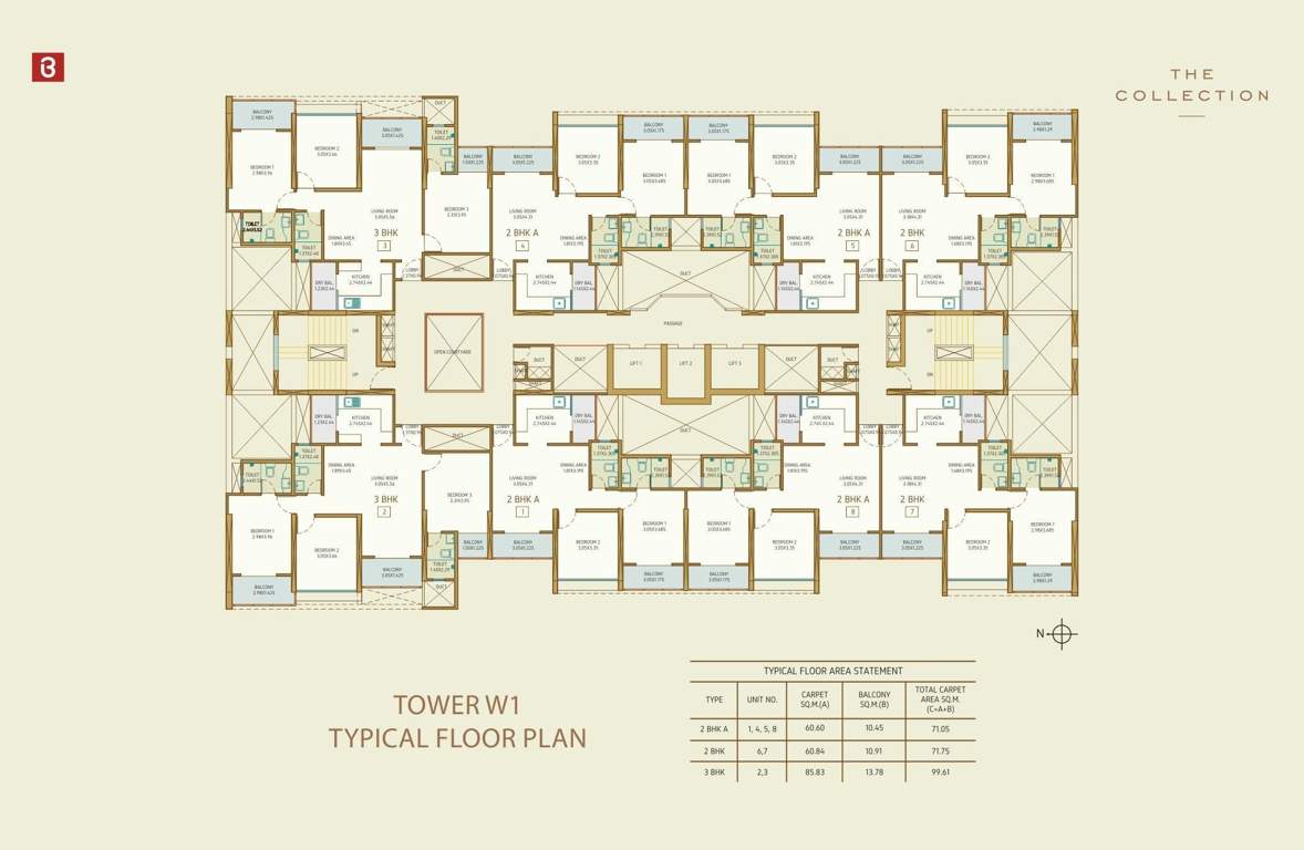  the collection w1 The Collection Residential W1 Cluster Plan
