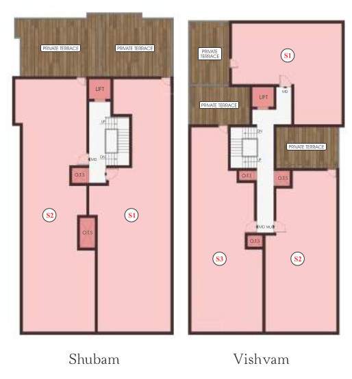  shubam and vishvam Second Floor DAC Shubam And Vishvam Cluster Plan