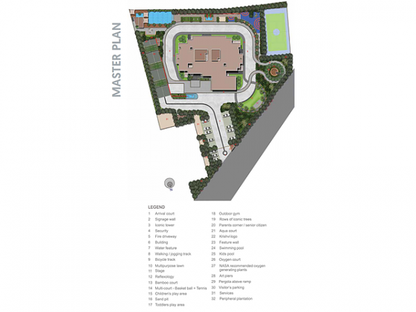masterPlan of Krishvi BVL Statura