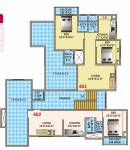  heritage Desai Heritage Cluster Plan for 4th Floor
