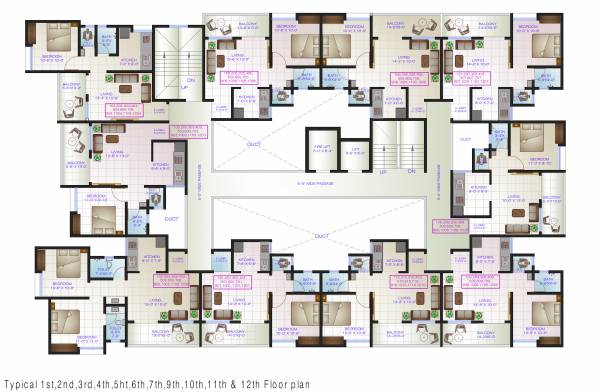  dream-homes B Wing Cluster Plan