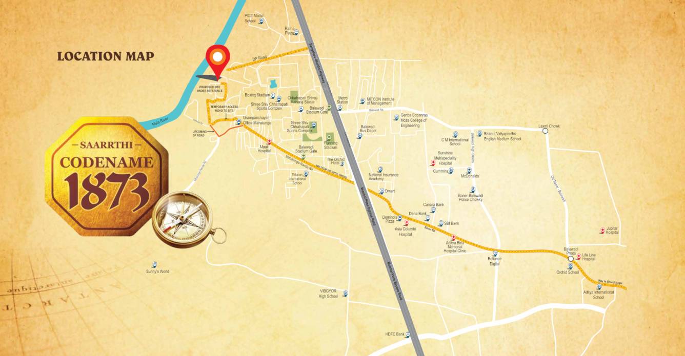  saarrthi skybay iii Location Plan