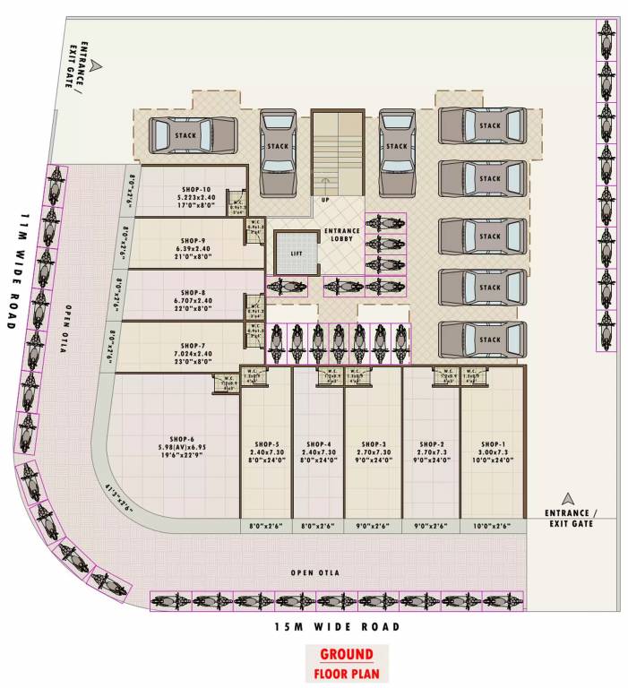  neelkanth classic Neelkanth Classic Cluster Plan for ground Floor