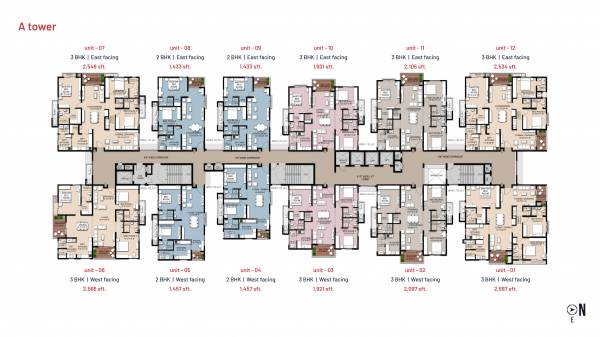  viva-city Tower A Cluster Plan