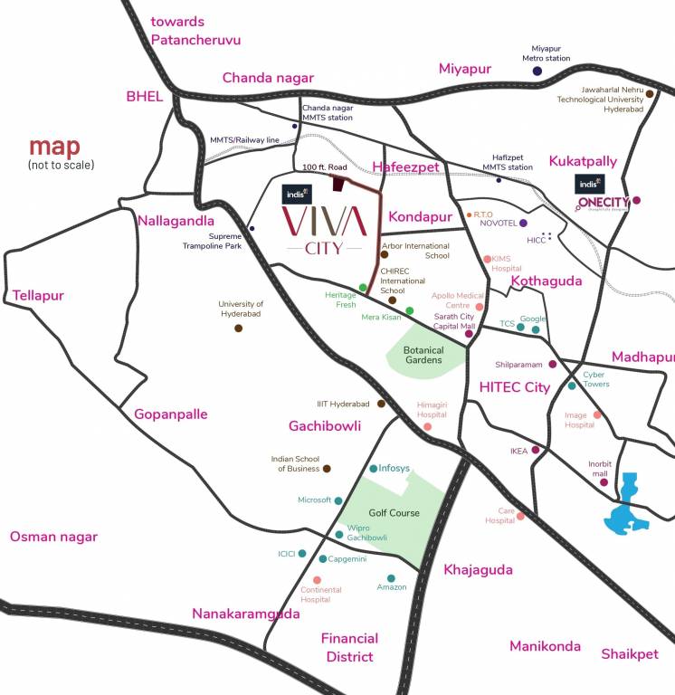  viva city Location Plan